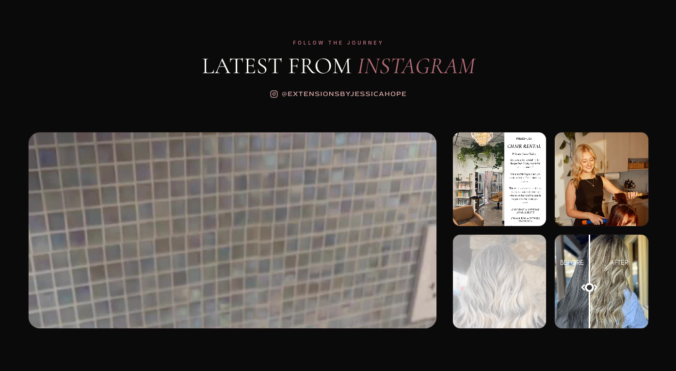 Instagram feed embed
