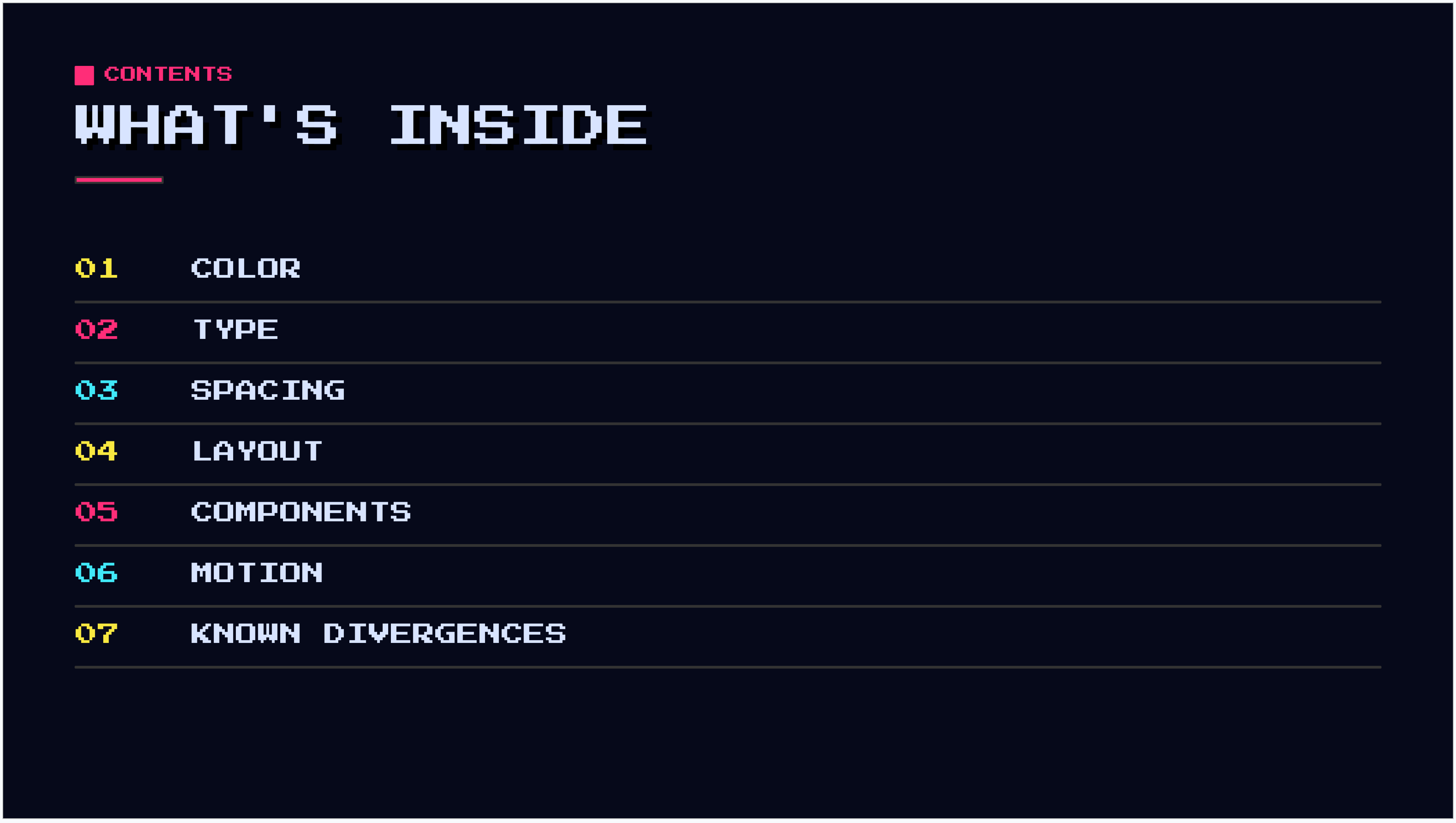 Style guide page 1